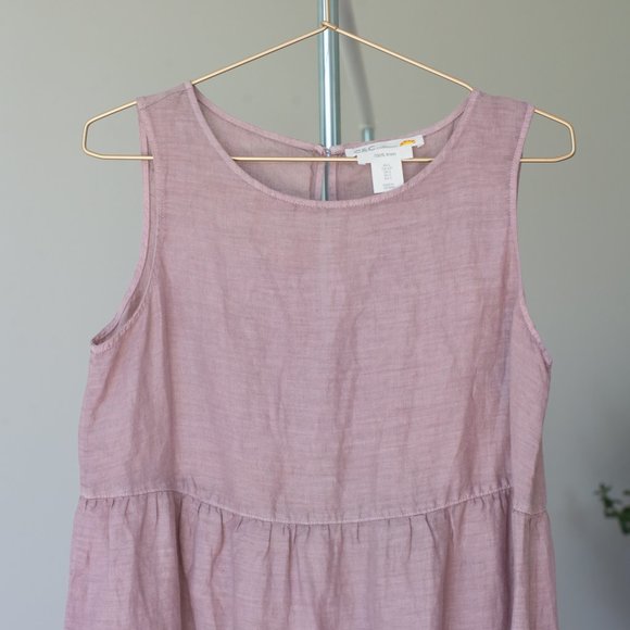100% Linen Dress Mauve colour from C&C California - Picture 10 of 16